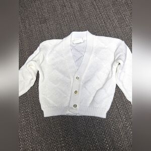 Vintage Infant Rainbow Connection Preppy Babycore 3 Button Cardigan, 18 Mo